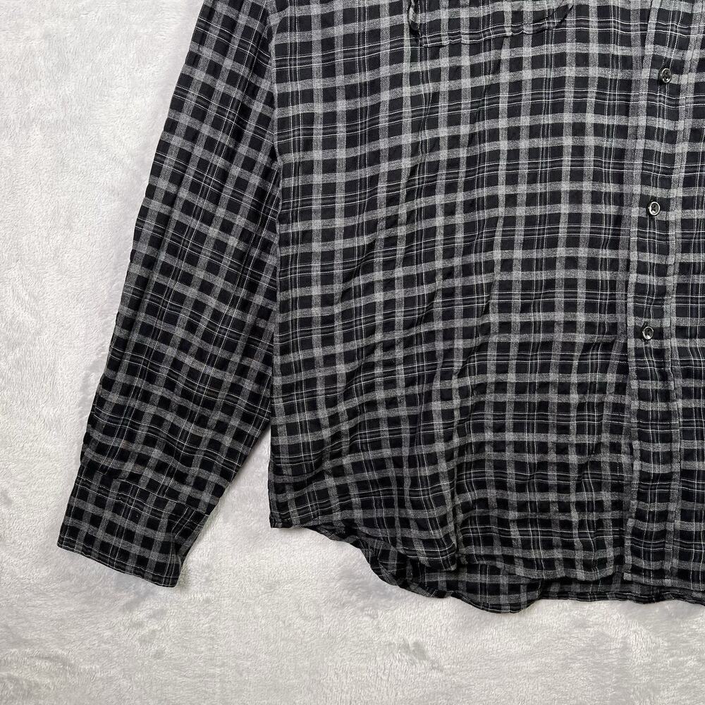 Ralph Lauren Men's Dress SHirt Black Plaid Size XL Lightweight Business Casual - Picture 3 of 15